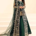 Luxury Heavy Embroidered NET Bridal Wear Maxi Dress